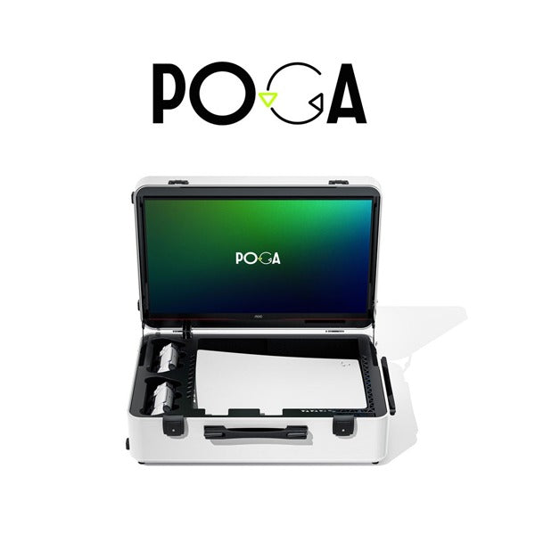 Indigaming Poga Lux Ps5 Gaming Monitor - White Indigaming Poga Lux Ps5 Gaming Monitor - White